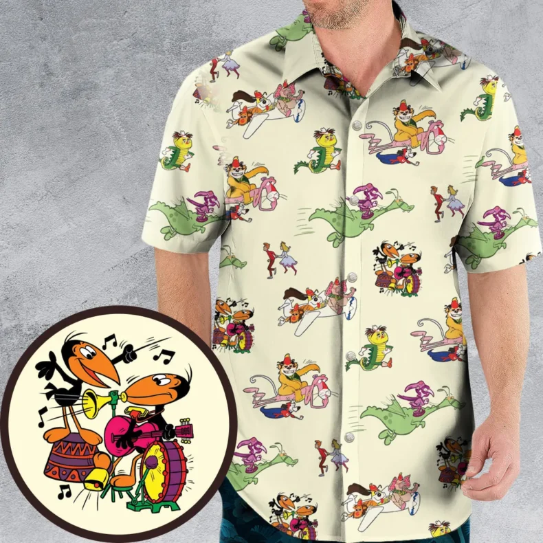 NBC Vintage Cartoon Hawaiian Shirt
