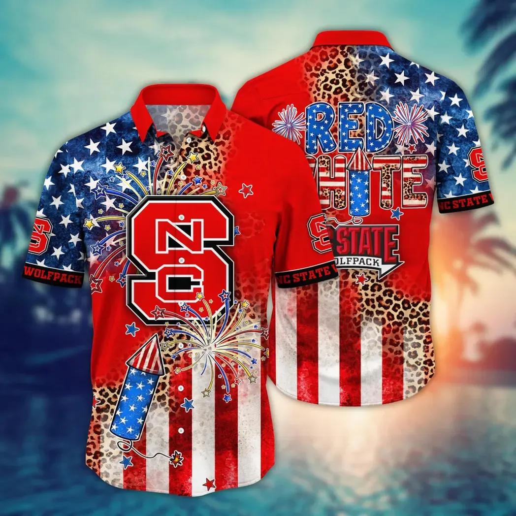 NC State Wolfpack NCAA Aloha Hawaiian Shirt 2, NCAA Hawaiian Shirt