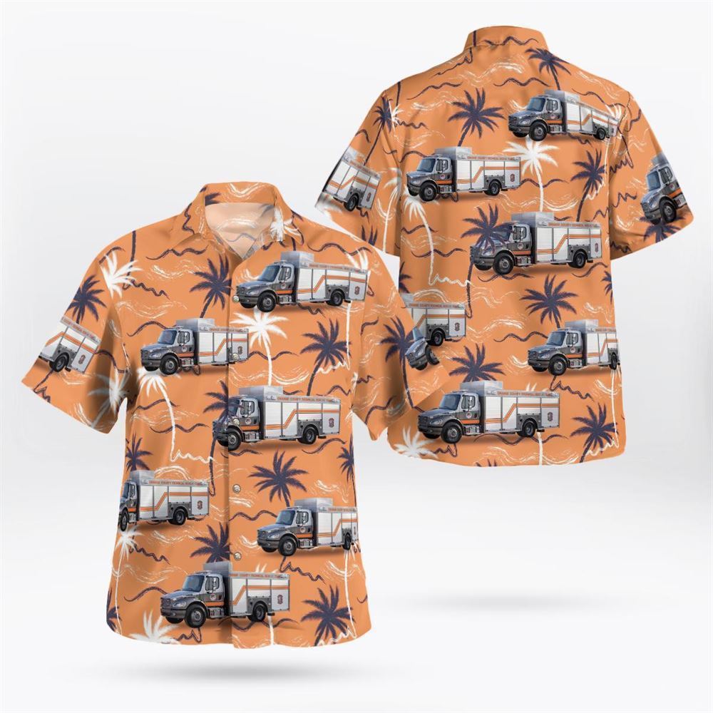 New Hampton, New York, Orange County Fire Department Rescue Hawaiian Shirt - Gifts For Firefighters In New Hampton, NY
