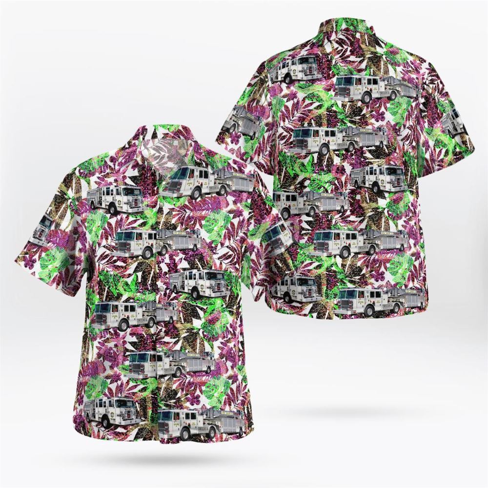 New Haven, Connecticut, New Haven Fire Department Hawaiian Shirt - Gifts For Firefighters In New Haven, CT