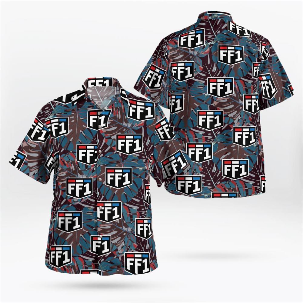 New Jersey Firefighter One Company Hawaiian Shirt - Gifts For Firefighters In New Jersey