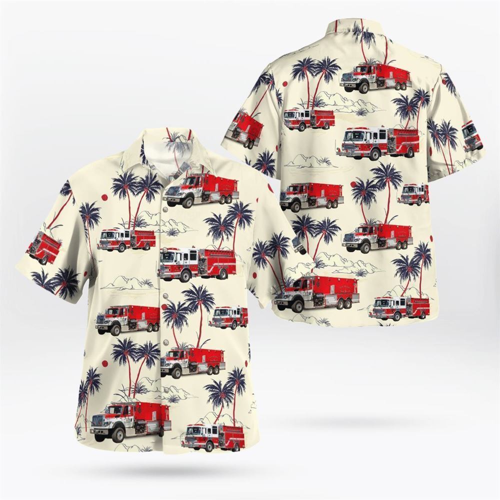 New Midway, Maryland, New Midway Volunteer Fire Company 9 Hawaiian Shirt - Gifts For Firefighters In New Midway, MD