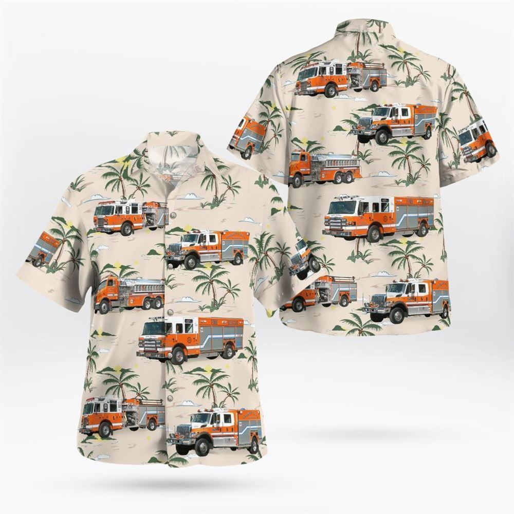 New Tripoli, Pennsylvania, New Tripoli Fire Company Hawaiian Shirt - Gifts For Firefighters