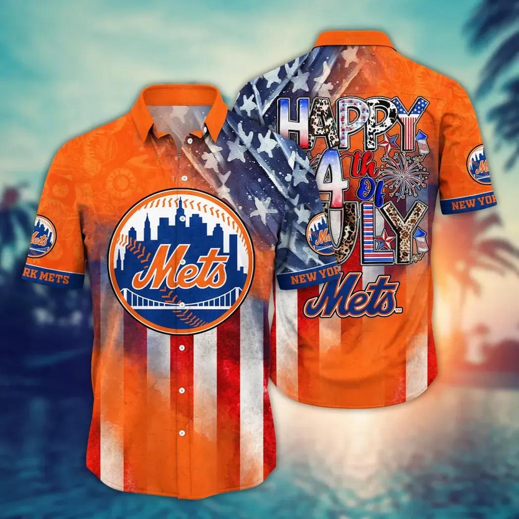 New York Mets MLB Aloha Hawaiian Shirt 3, MLB Hawaiian Shirt
