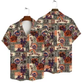 New York Mets Seaside Escape Hawaiian Shirt