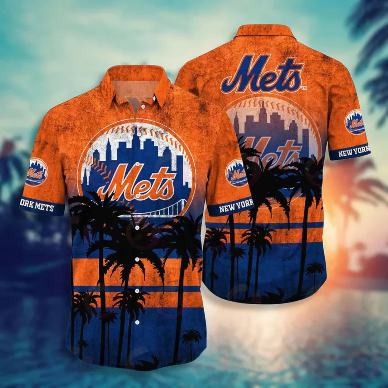 New York MetsÂ Coconut SunsetÂ Hawaiian Shirt