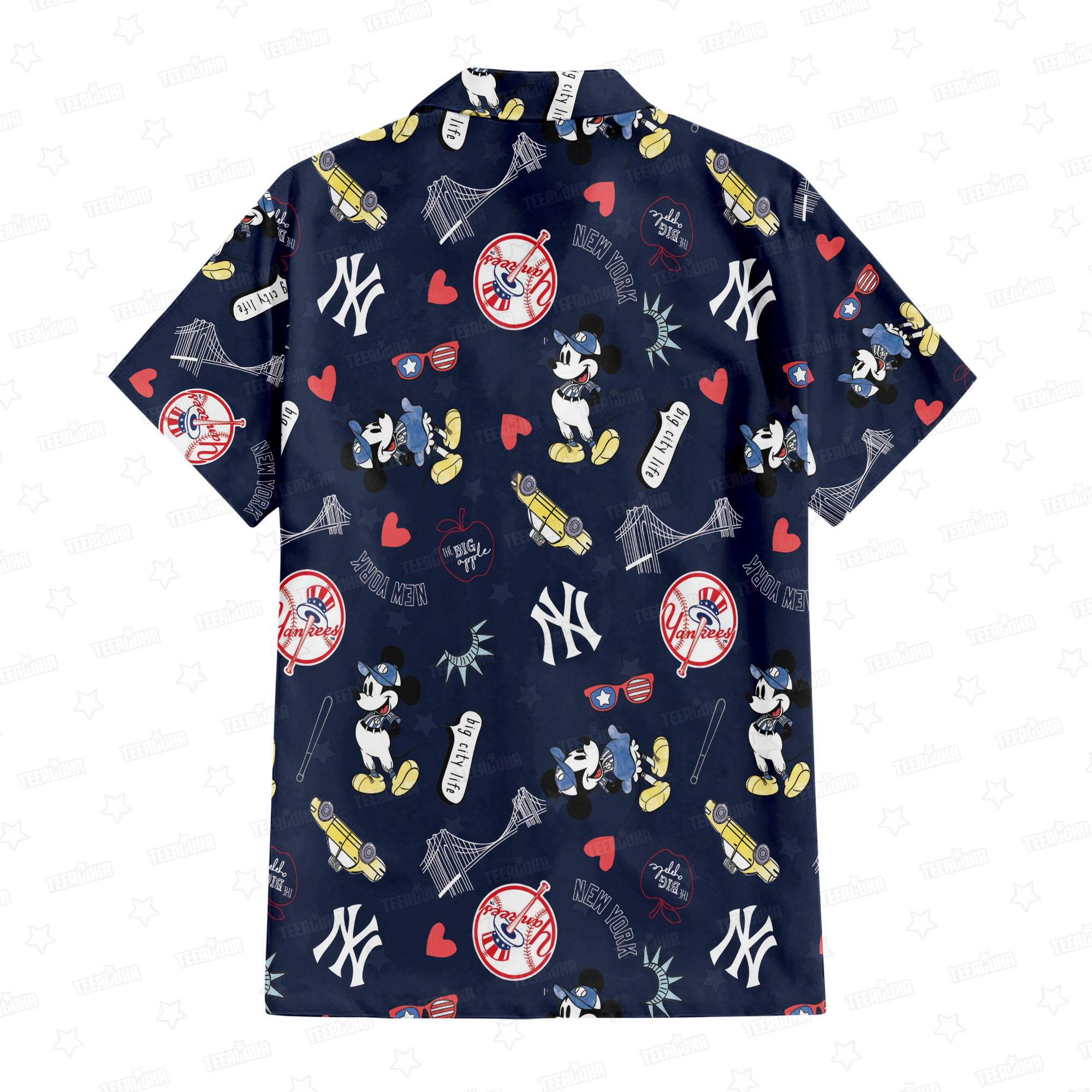 New York Yankees x Mickey Mouse Hawaiian Shirt