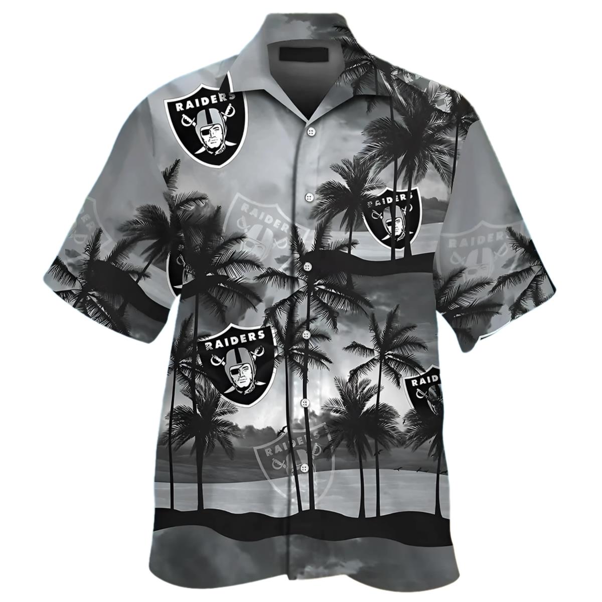 NFL Raiders Hawaiian Shirt Men