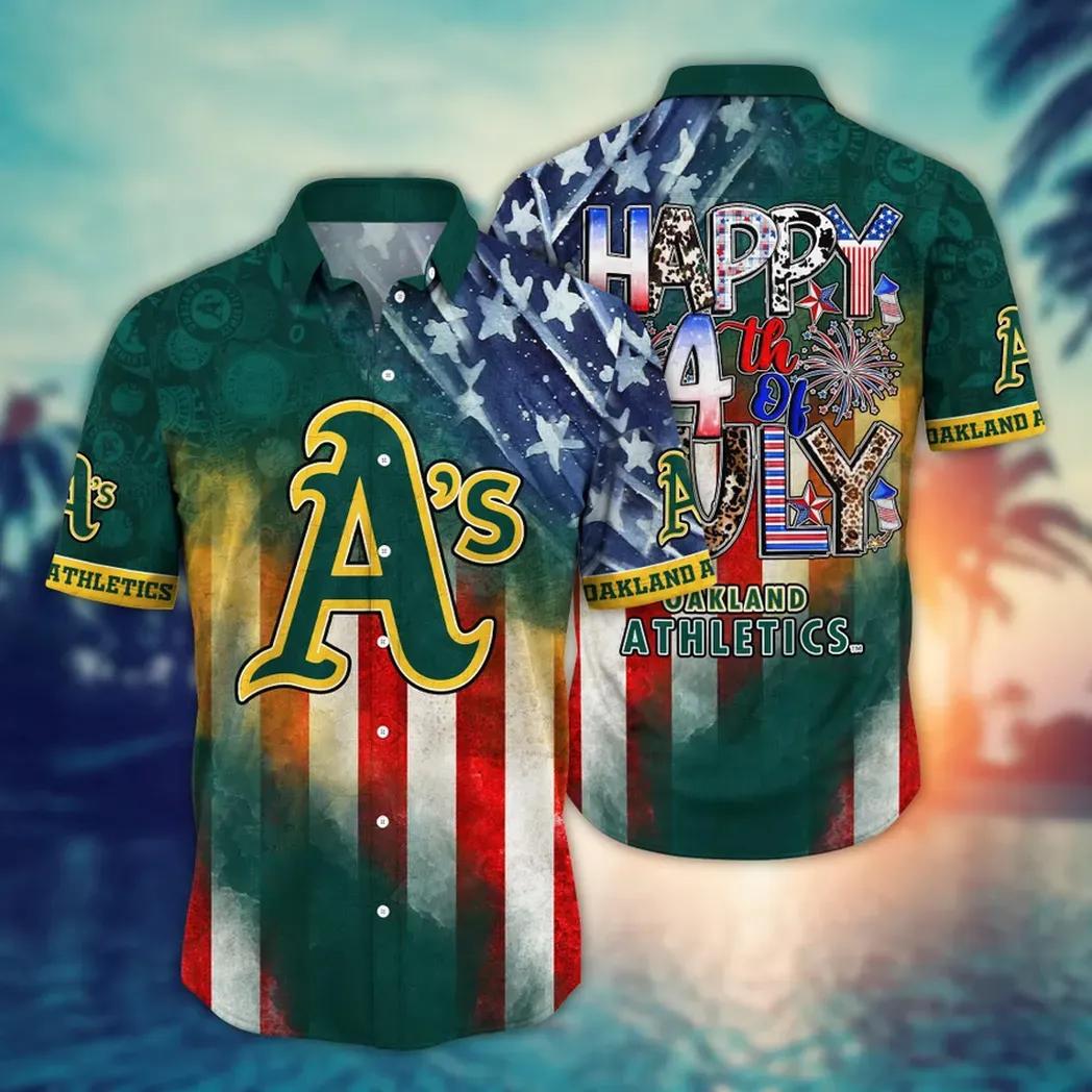 Oakland Athletics MLB Aloha Hawaiian Shirt 2, MLB Hawaiian Shirt