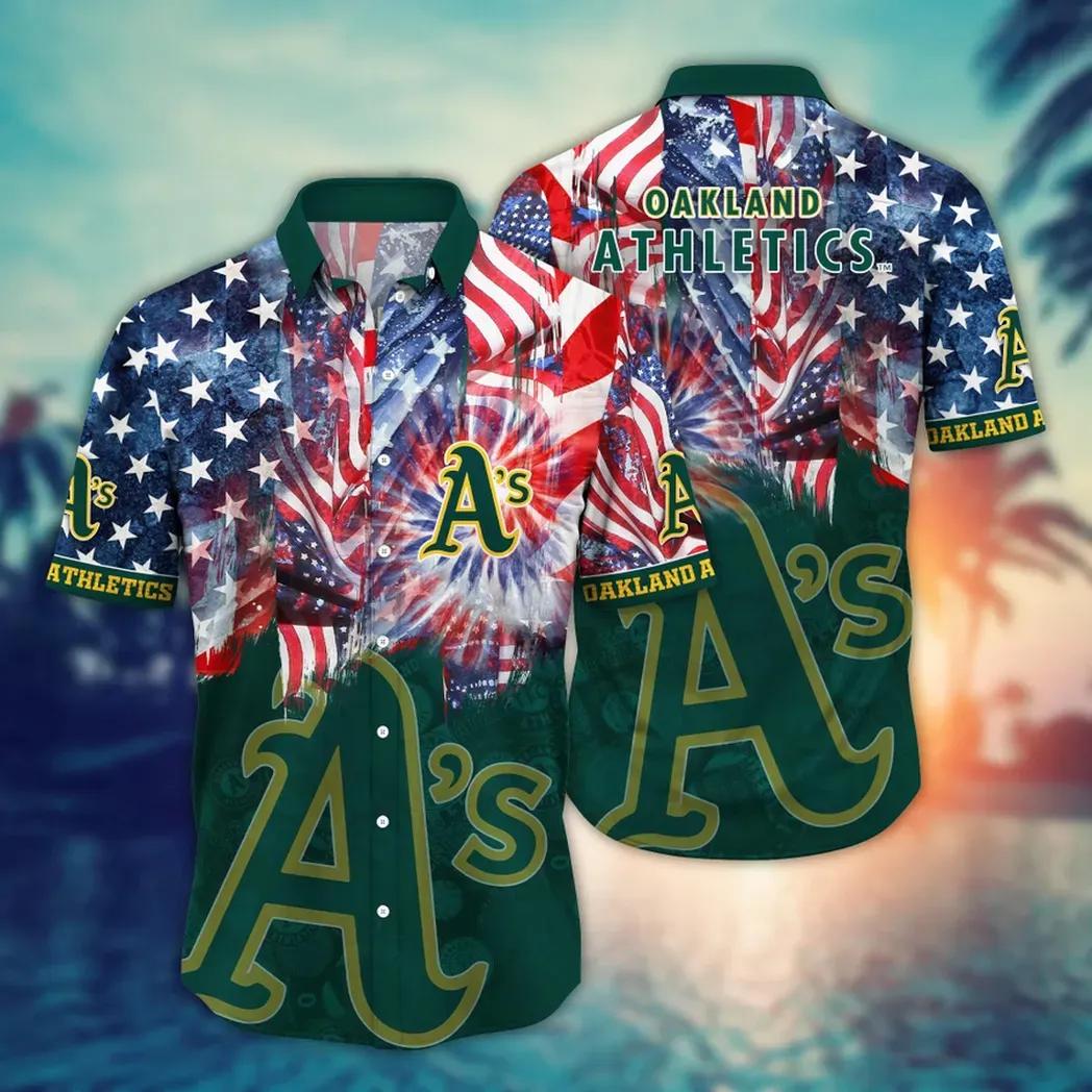 Oakland Athletics MLB Flower Aloha Hawaiian Shirt 11, MLB Hawaiian Shirt