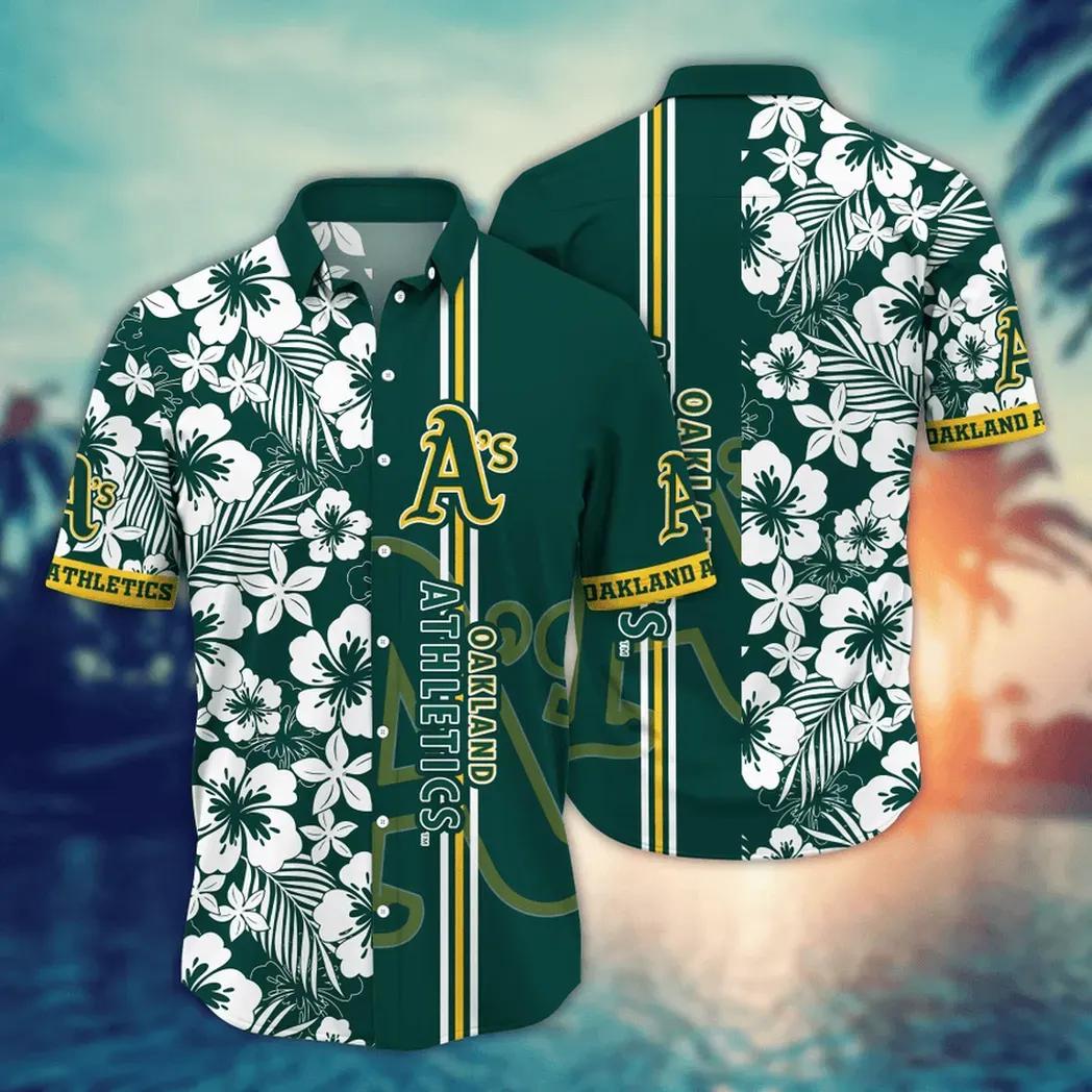 Oakland Athletics MLB Flower Aloha Hawaiian Shirt 12, MLB Hawaiian Shirt