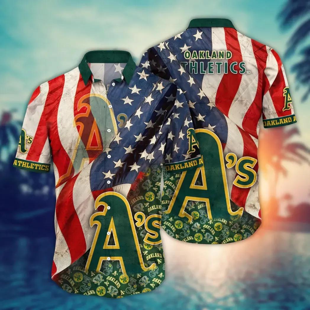 Oakland Athletics MLB Flower Aloha Hawaiian Shirt 9, MLB Hawaiian Shirt