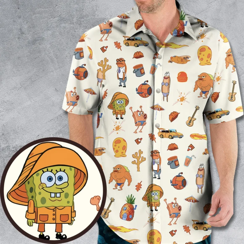 Oceanic Outfits SpongeBob SquarePants Hawaiian Shirt