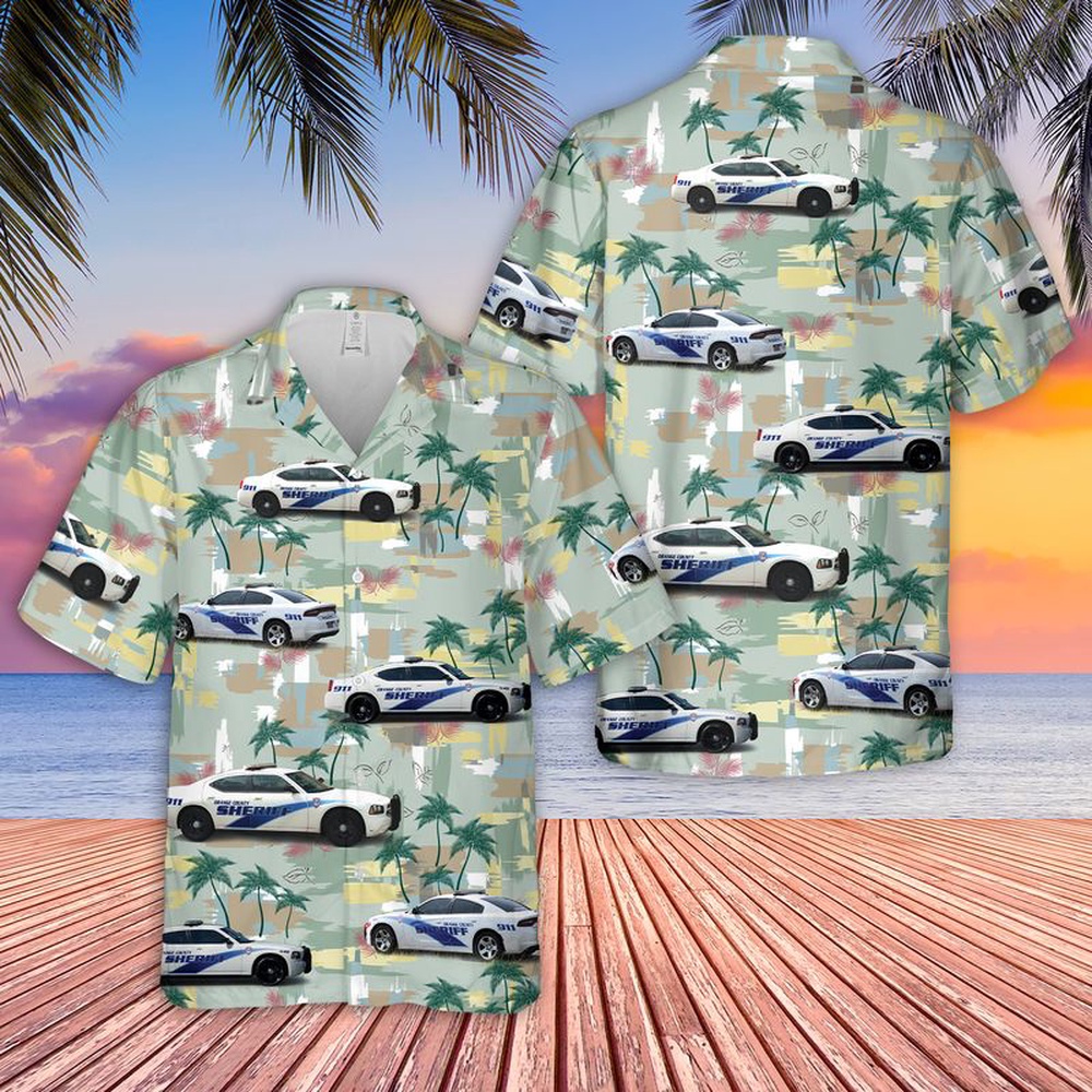 Orange County Texas Sheriff Hawaiian Shirt, Texas Hawaii Shirt, Texas Shirt