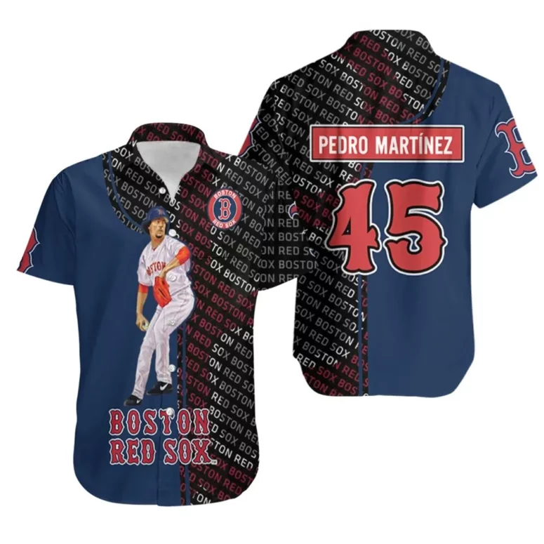Pedro MartÃ­nez Boston Red Sox Legacy Hawaiian Shirt