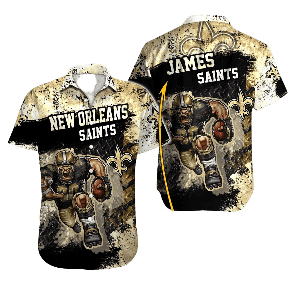 Personalized New Orleans Saints Beast Mode Hawaiian Shirt
