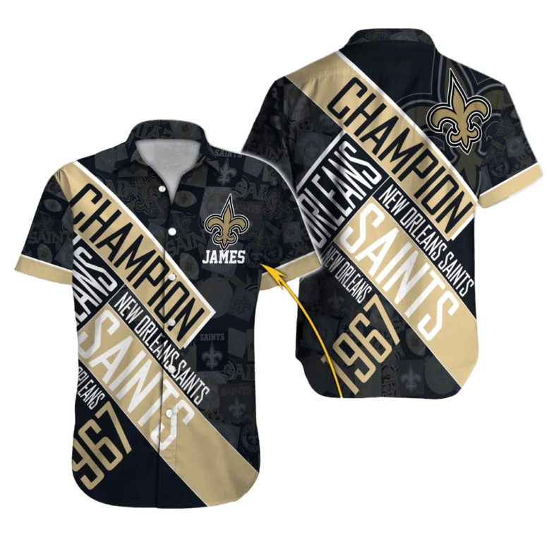 Personalized New Orleans Saints Champion Legacy Hawaiian Shirt