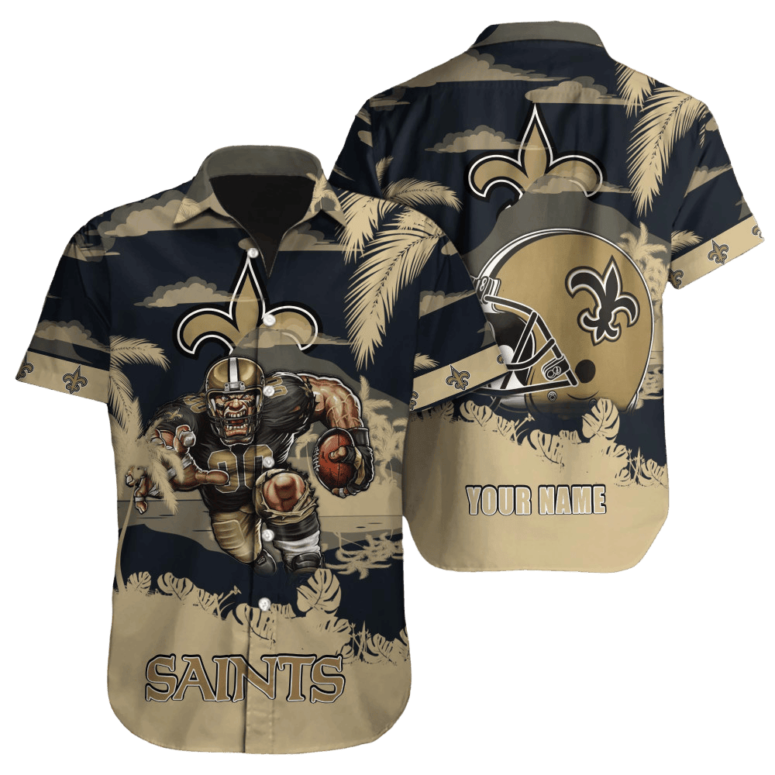 Personalized New Orleans Saints Desert Storm Hawaiian Shirt