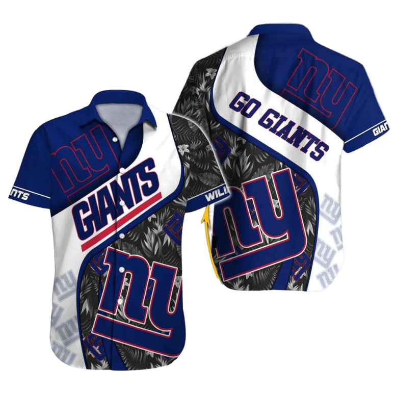 Personalized New York Giants Samurai Spirit Hawaiian Shirt