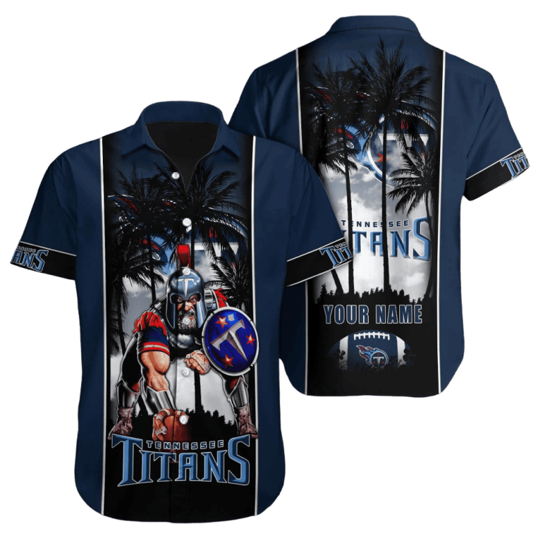 Personalized Tennessee Titans Tropical Warrior Hawaiian Shirt