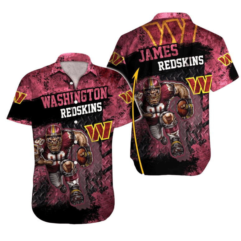 Personalized Washington Commanders Grit Play Hawaiian Shirt