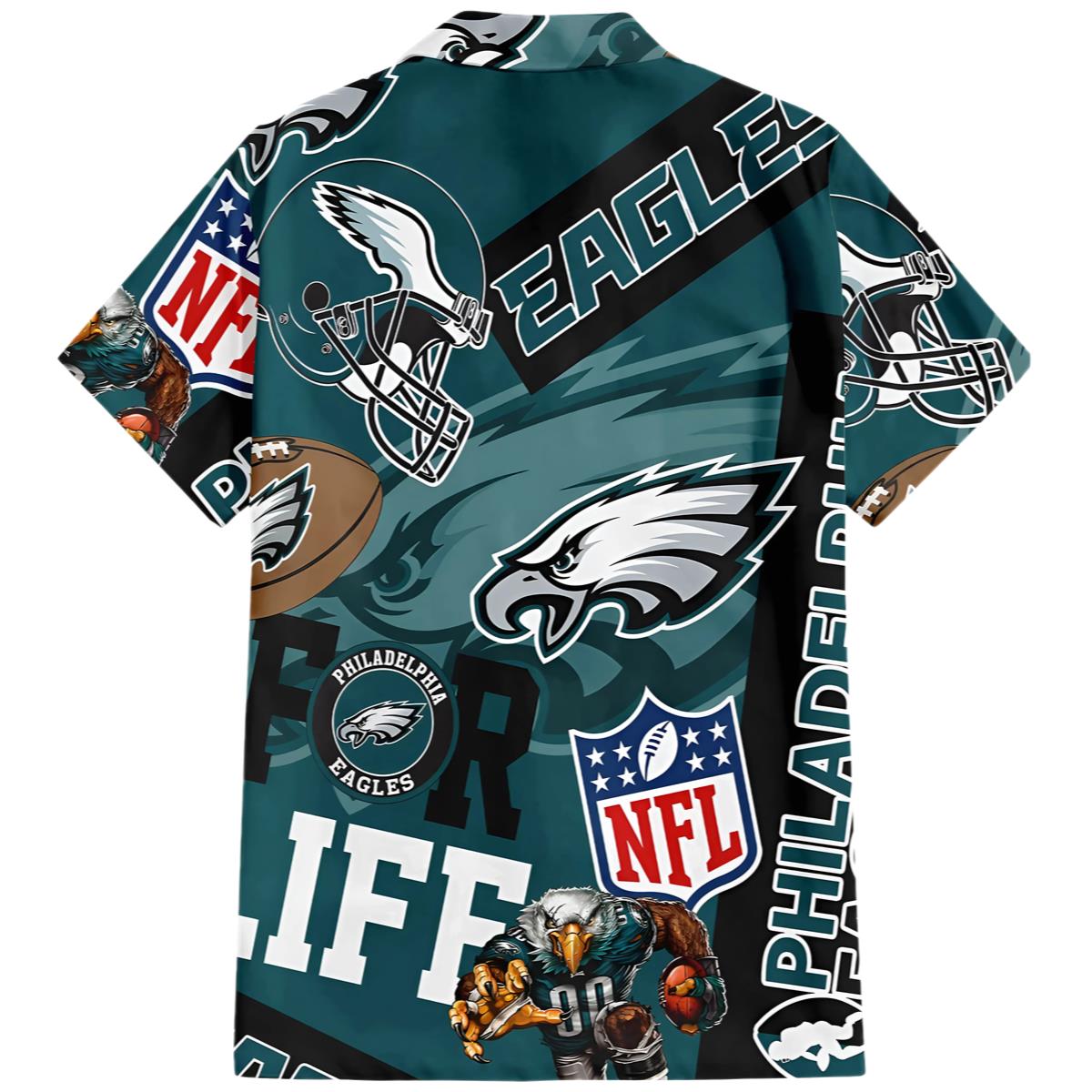 Philadelphia Eagles For Life Hawaiian Shirt