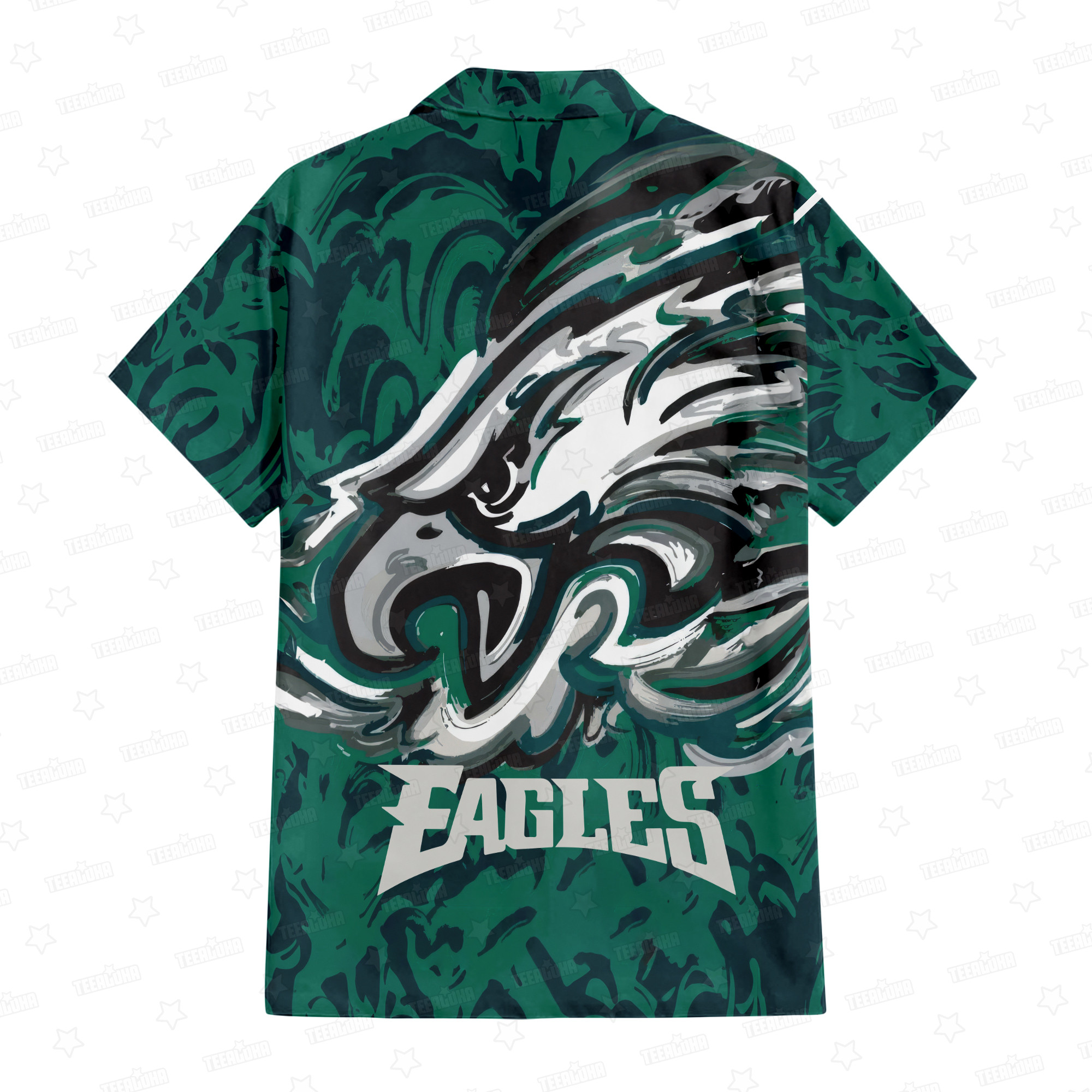 Philadelphia Eagles Oil Painting Art Print Hawaiian Shirt