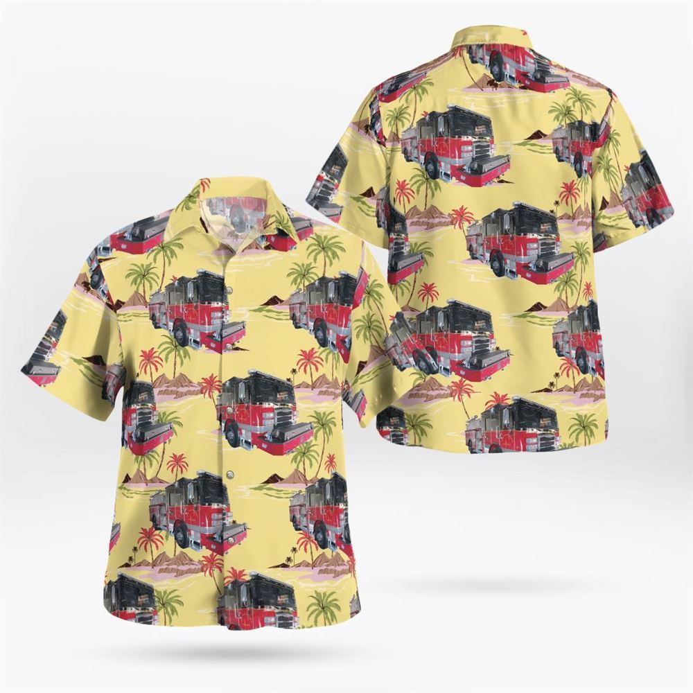 Philadelphia, Ohio, New Philadelphia Fire Department Hawaiian Shirt - Gifts For Firefighters In New Philadelphia, OH