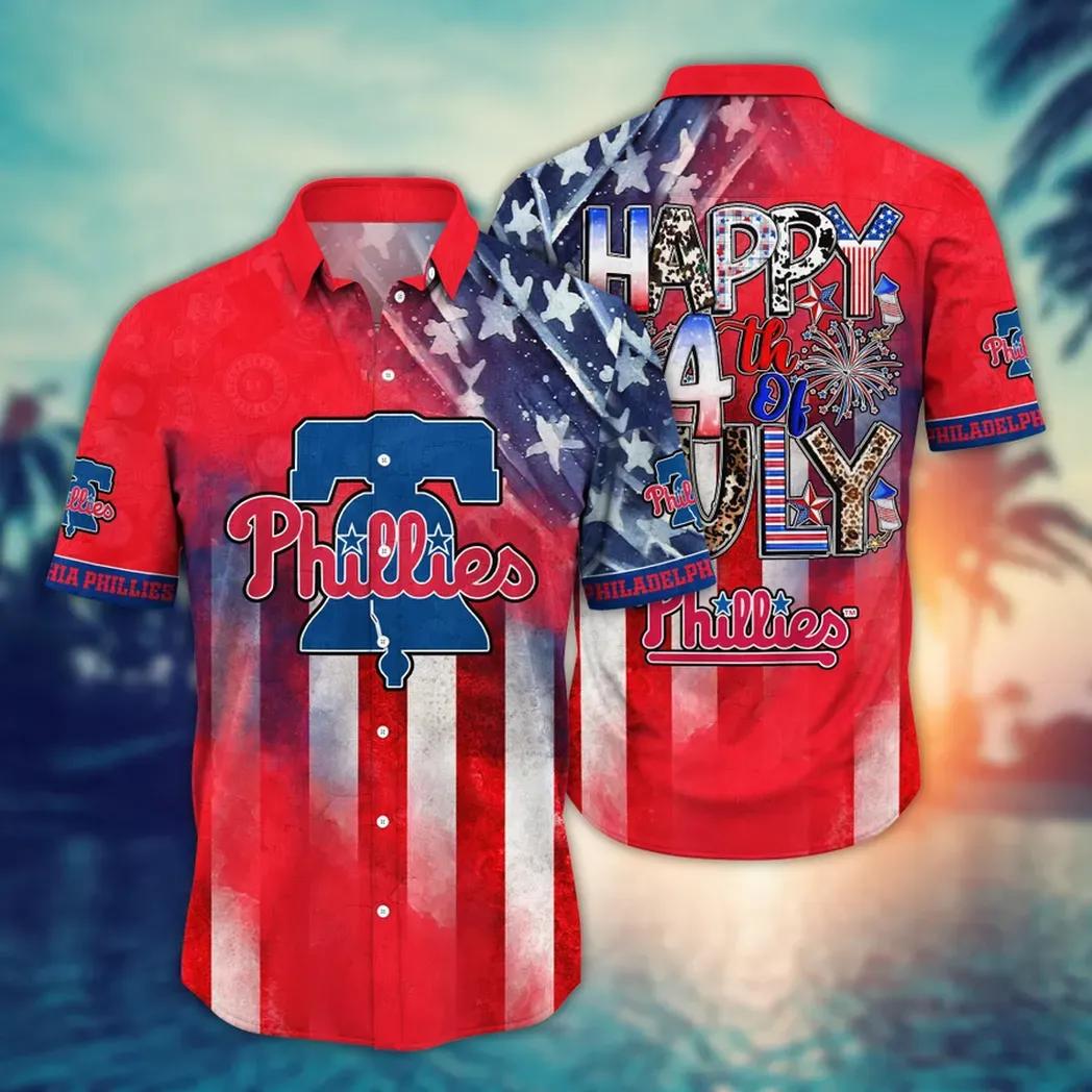Philadelphia Phillies Fourth of July Celebration Hawaiian Shirt