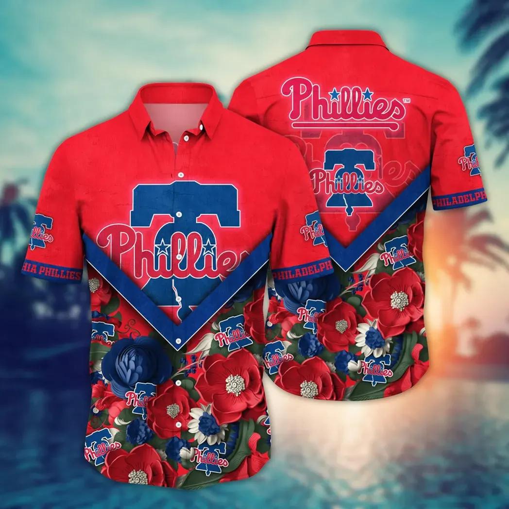 Philadelphia Phillies MLB Flower Aloha Hawaiian Shirt 12, MLB Hawaiian Shirt