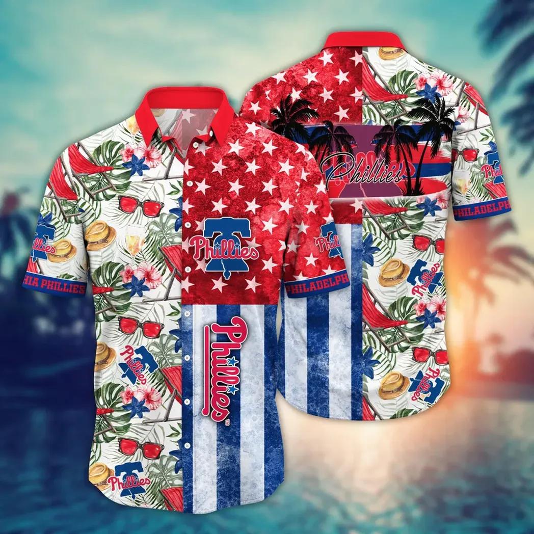 Philadelphia Phillies MLB Flower Aloha Hawaiian Shirt 15, MLB Hawaiian Shirt