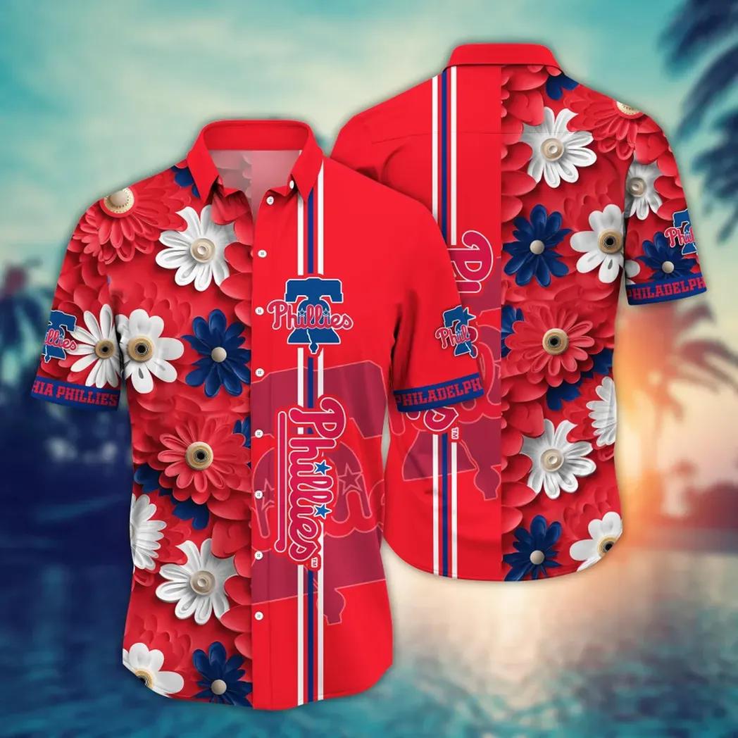 Philadelphia Phillies MLB Flower Aloha Hawaiian Shirt 17, MLB Hawaiian Shirt