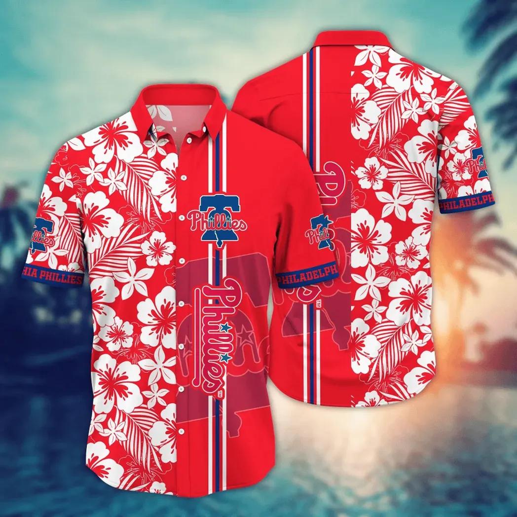 Philadelphia Phillies MLB Flower Aloha Hawaiian Shirt 18, MLB Hawaiian Shirt