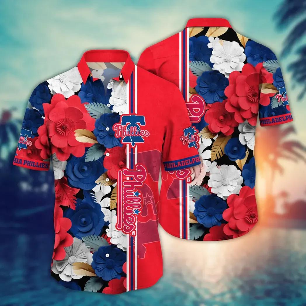 Philadelphia Phillies MLB Flower Aloha Hawaiian Shirt 19, MLB Hawaiian Shirt