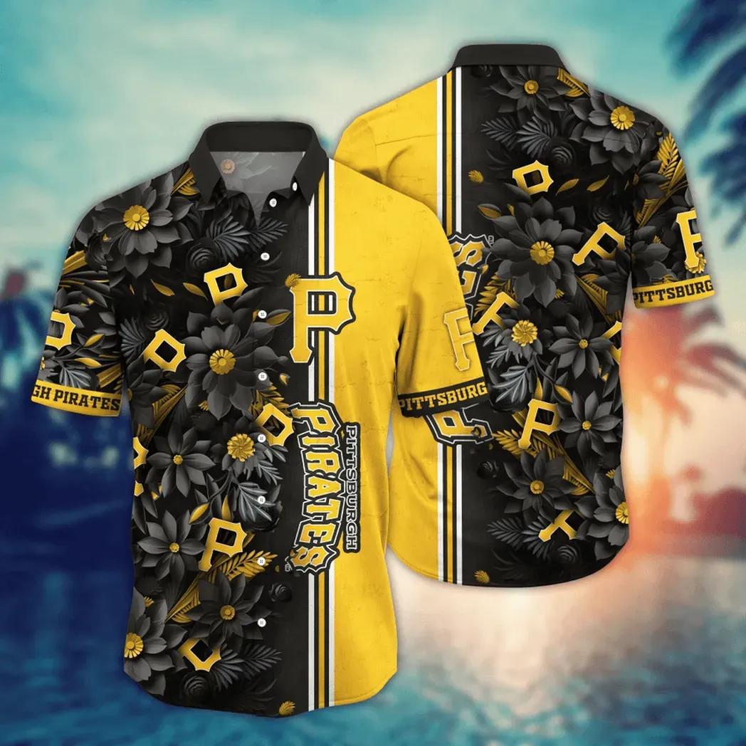 Pittsburgh Pirates MLB Flower Aloha Hawaiian Shirt 5, MLB Hawaiian Shirt