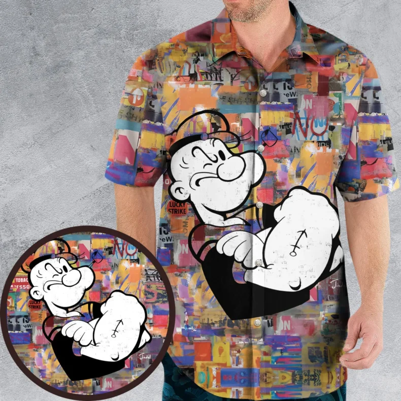 Popeye The Sailor Man Hawaiian Shirt