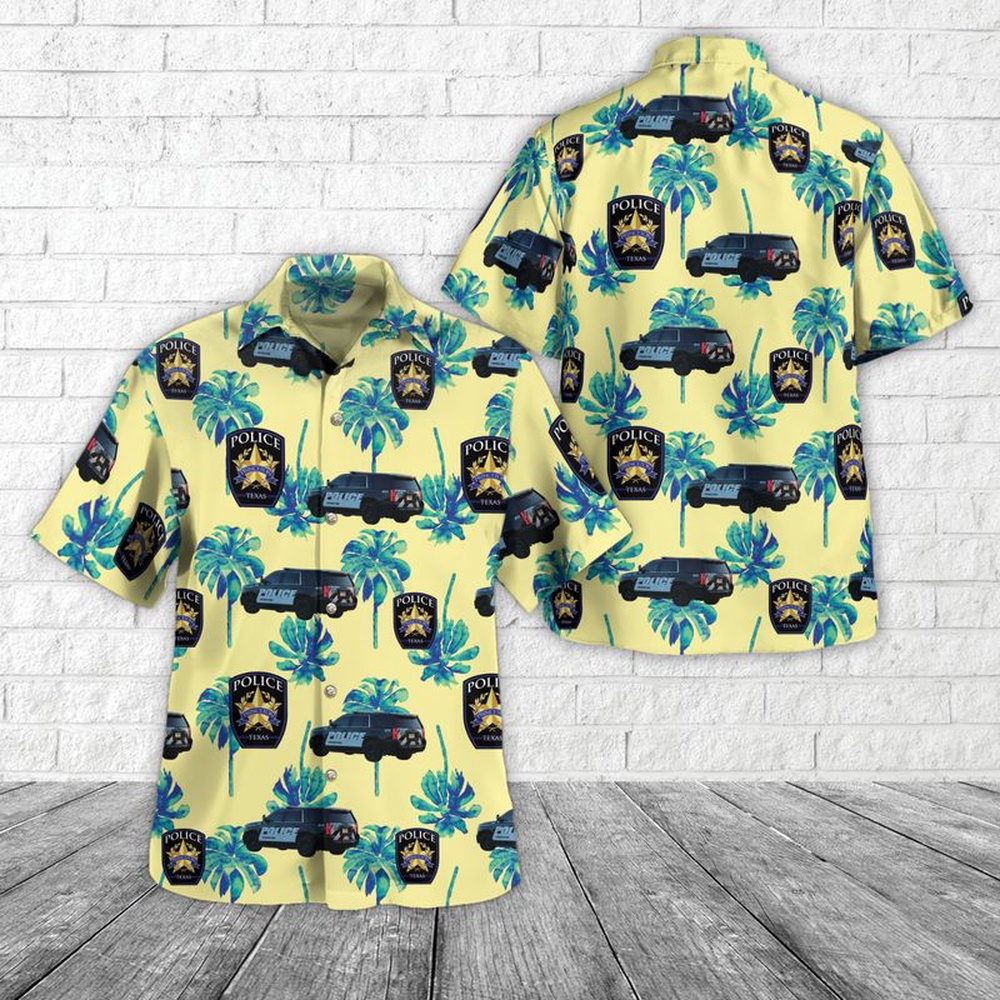 Princeton, Texas, Princeton Police Department Hawaiian Shirt, Texas Hawaii Shirt, Texas Shirt