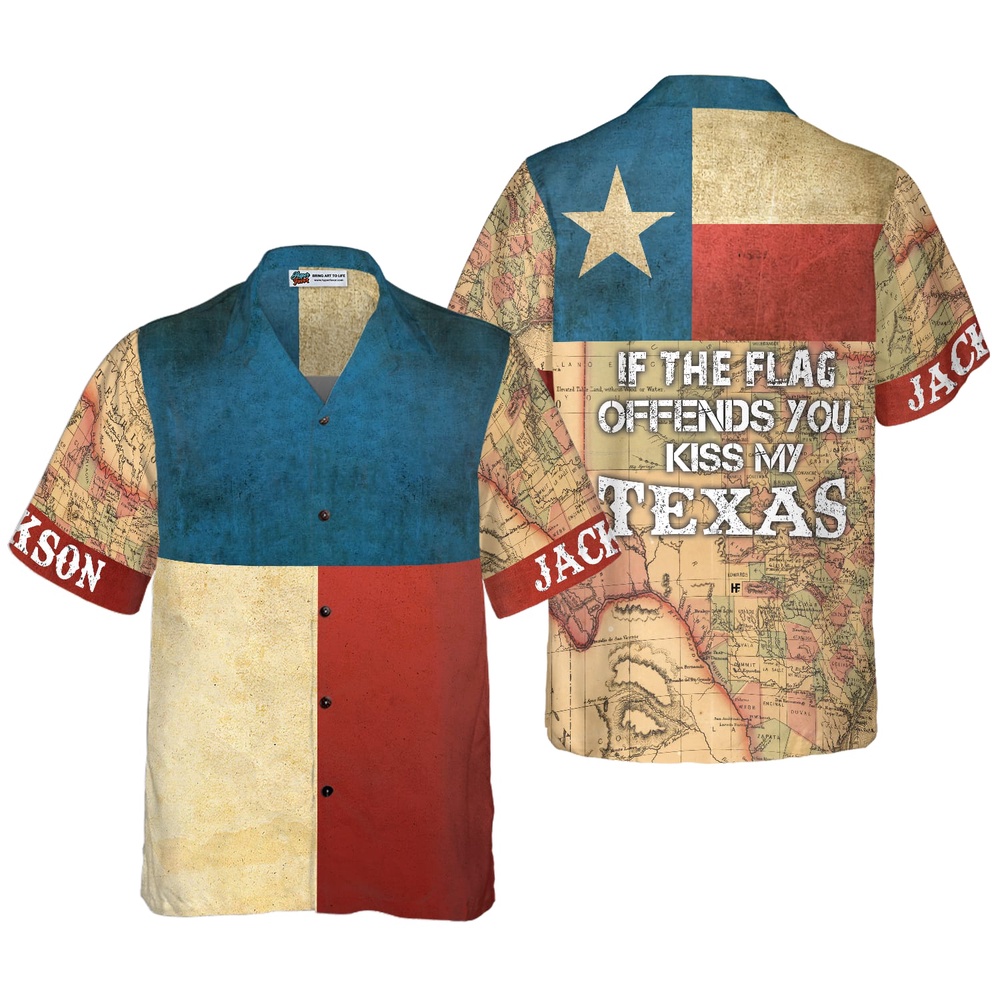 Proud State Of Texas Custom Hawaiian Shirt, Texas Hawaii Shirt, Texas Shirt