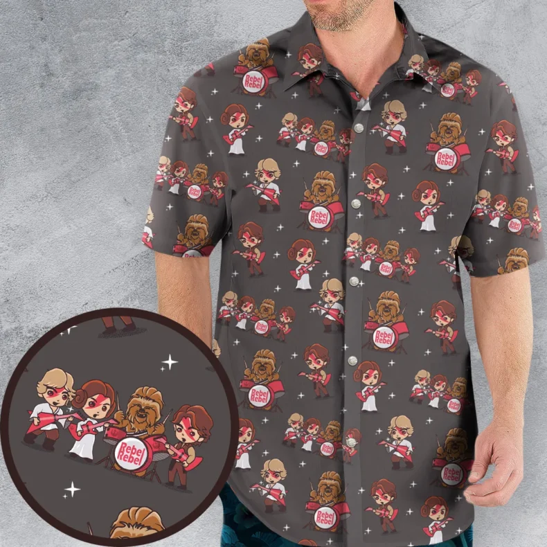 Rebel Band Star Wars Hawaiian Shirt