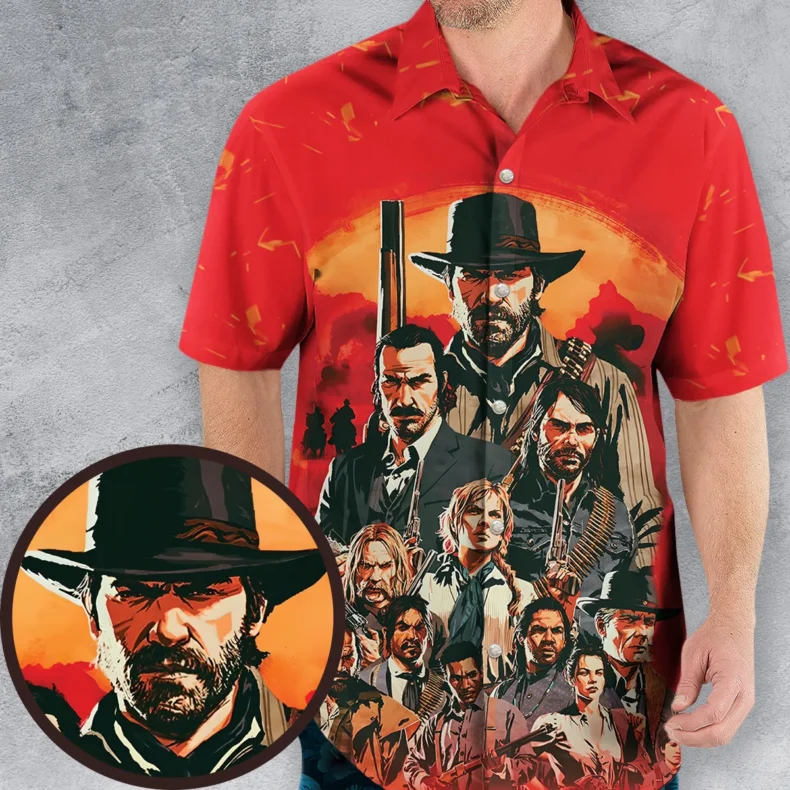 Red Dead Hawaiian Shirt