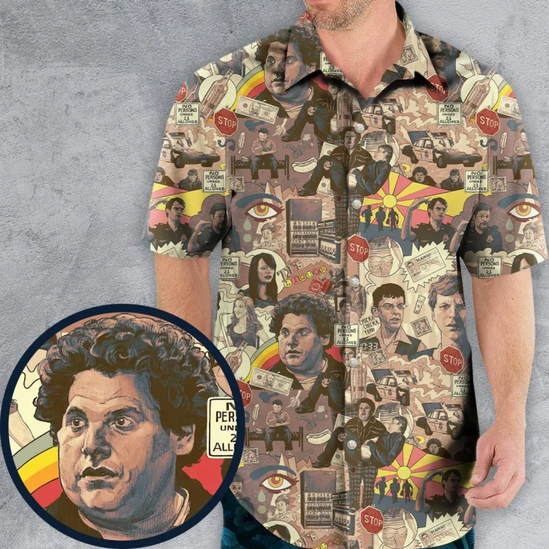 Retro Art Buddies Superbad Hawaiian Shirt