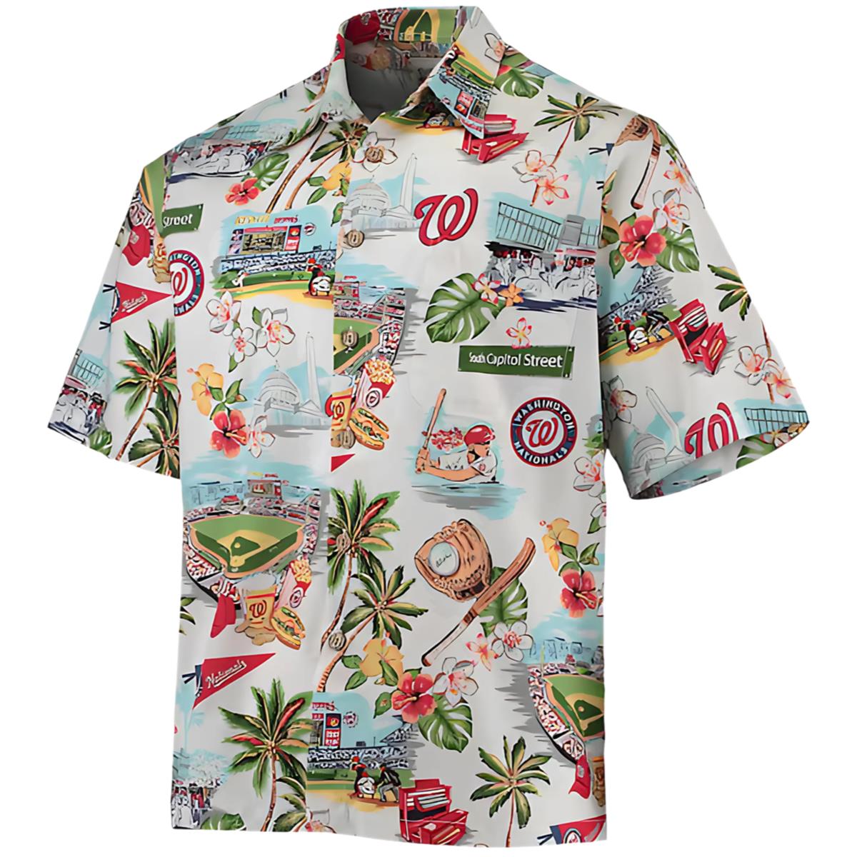 Reyn Spooner Scenic Nationals Hawaiian Shirt Day
