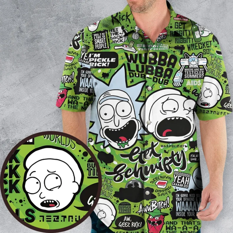 Rick And Morty Hawaiian Shirt