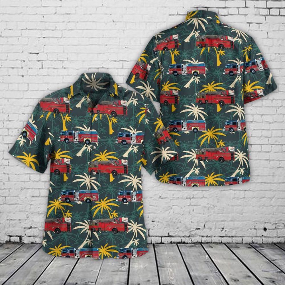 Saint Hedwig Texas Bexar County ESD 12 Fire Rescue Hawaiian Shirt, Texas Hawaii Shirt, Texas Shirt