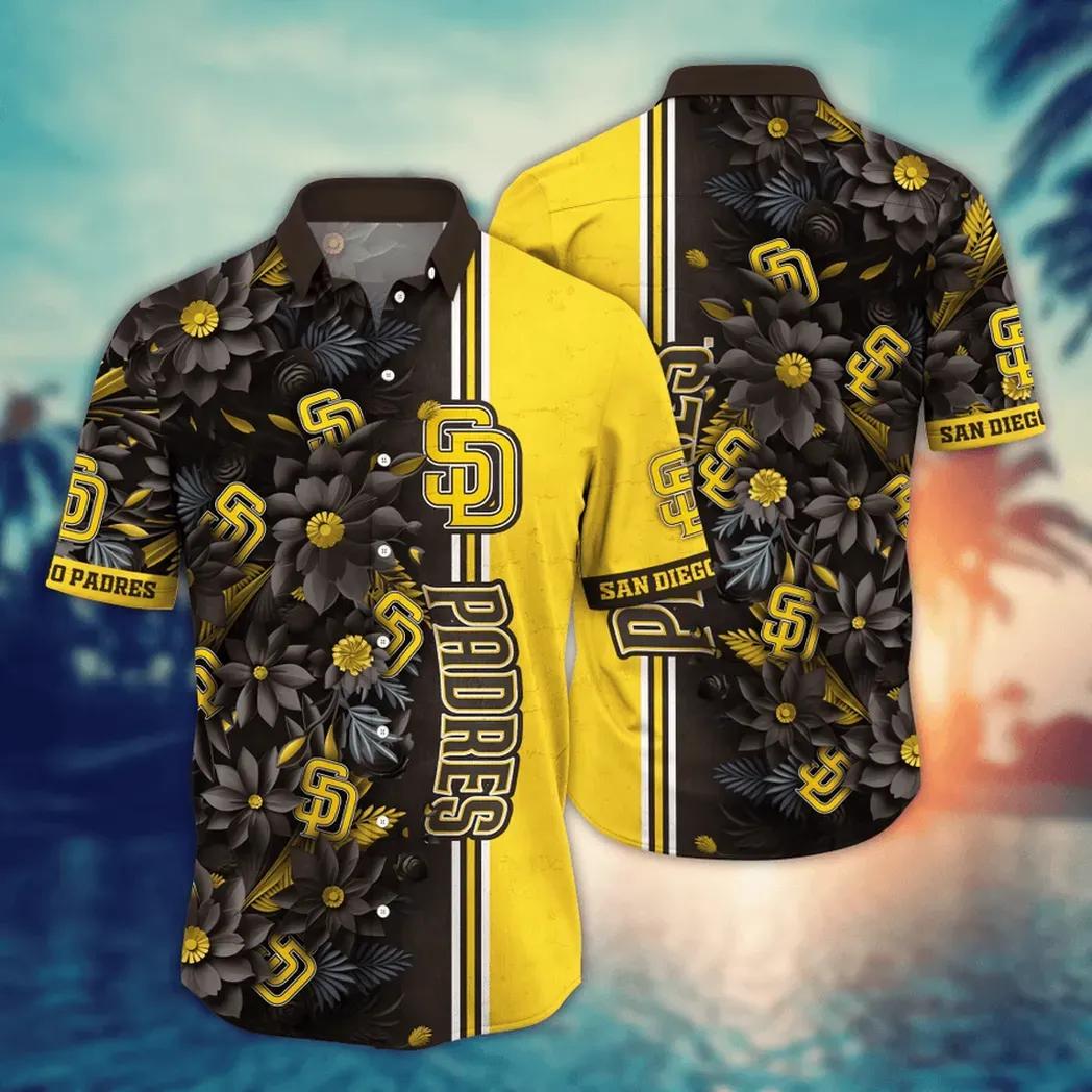 San Diego Padres MLB Flower Aloha Hawaiian Shirt 6, MLB Hawaiian Shirt