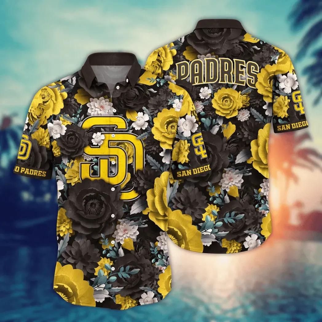 San Diego Padres MLB Flower Aloha Hawaiian Shirt 7, MLB Hawaiian Shirt