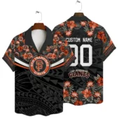 San Francisco Giants Tribal Floral Custom Hawaiian Shirt