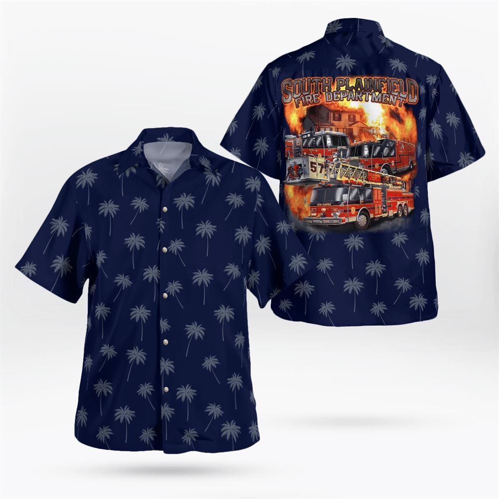 Sanbornton New Hampshire Sanbornton Fire & Rescue Department Hawaiian Shirt - Gifts For Firefighters In New Hampshire