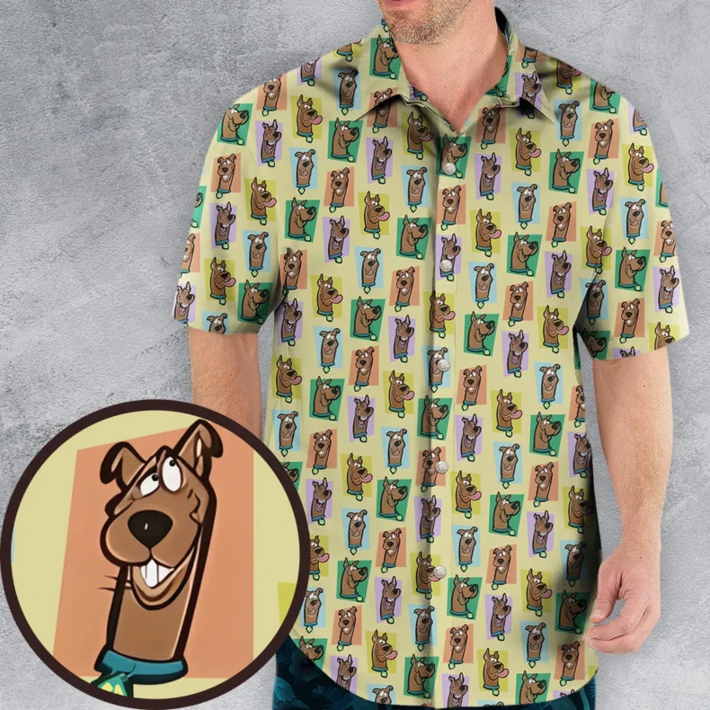 Scooby Doo Face Hawaiian Shirt