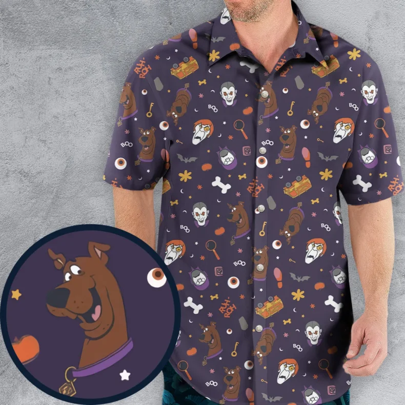 Scooby-Doo Monsters Halloween Hawaiian Shirt